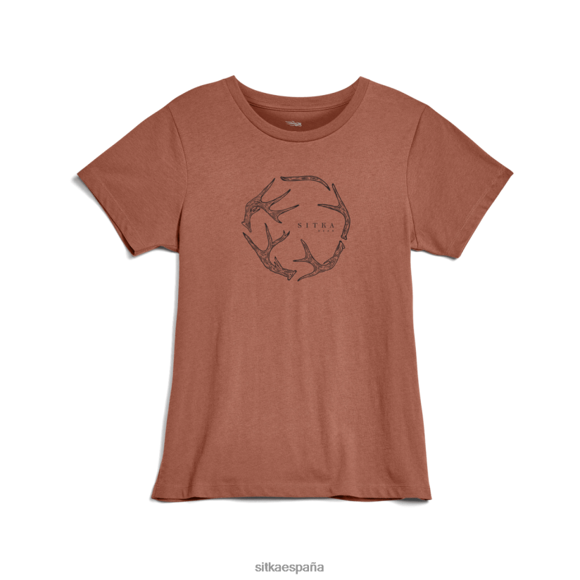 mujer SITKA Gear zumaque rojo camiseta asta evo tapas 8D62F0402