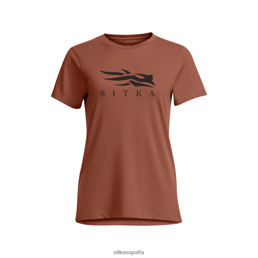 mujer SITKA Gear zumaque rojo camiseta icono tapas 8D62F0407