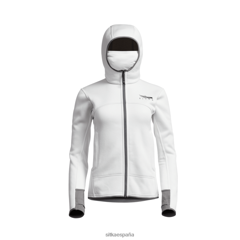 mujer SITKA Gear blanco cruzar con capucha tapas 8D62F0396